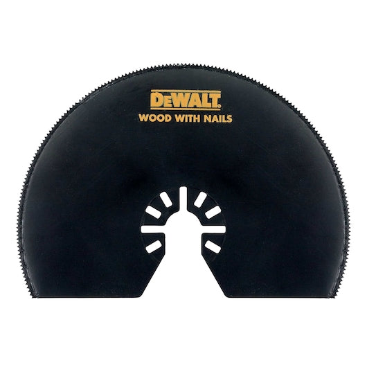 Lâmina de corte rente semicircular bimetálica oscilante de 100 mm Dewalt (DT20728-QZ) (pacote com 5)