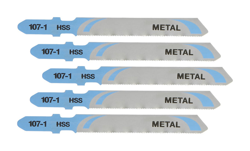 Dewalt (DT2162-QZ) HSS Jigsaw Blade for Straight Cuts in Steel Sheet and Non Ferrous Metal Set (5 pcs.)