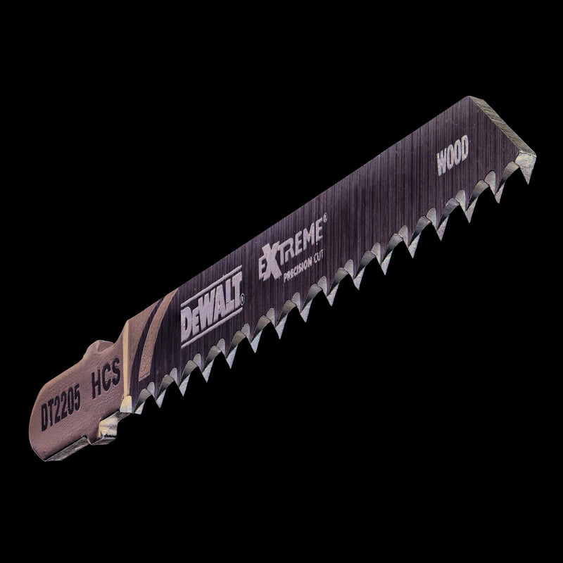 Hoja de sierra de calar Dewalt (DT2205-QZ) de extrema precisión de 75 mm HCS para madera (T101B) (paquete de 5)