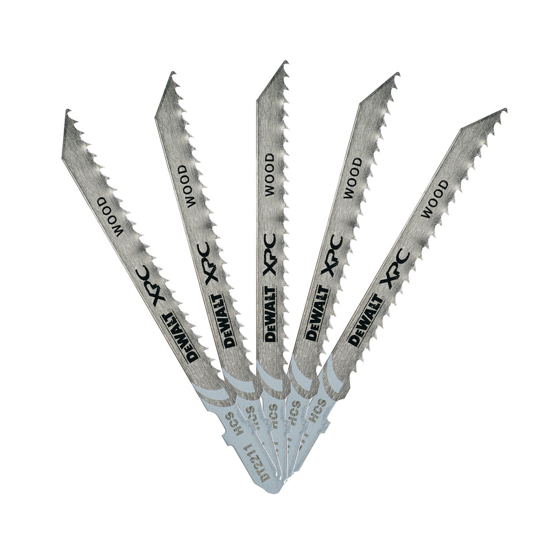 Hoja de sierra de calar Dewalt (DT2211-QZ) de 75 mm HCS de EXTREMA PRECISIÓN para madera (T111C) (paquete de 5)