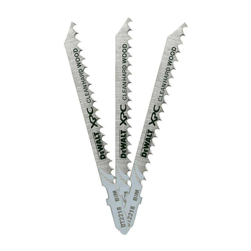 Hoja de sierra de calar bimetálica para madera Dewalt (DT2218-QZ) de extrema precisión de 75 mm (T101DF) (paquete de 3)
