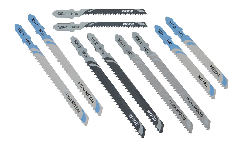 Dewalt (DT2294-QZ) HCS Jigsaw Blade Wood & Metal Set (10 pcs.)