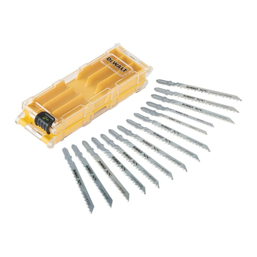 Conjunto de lâminas de serra tico-tico bimetálicas Dewalt (DT2298-QZ) EXTREME® PRECISION HCS para madeira (14 peças)