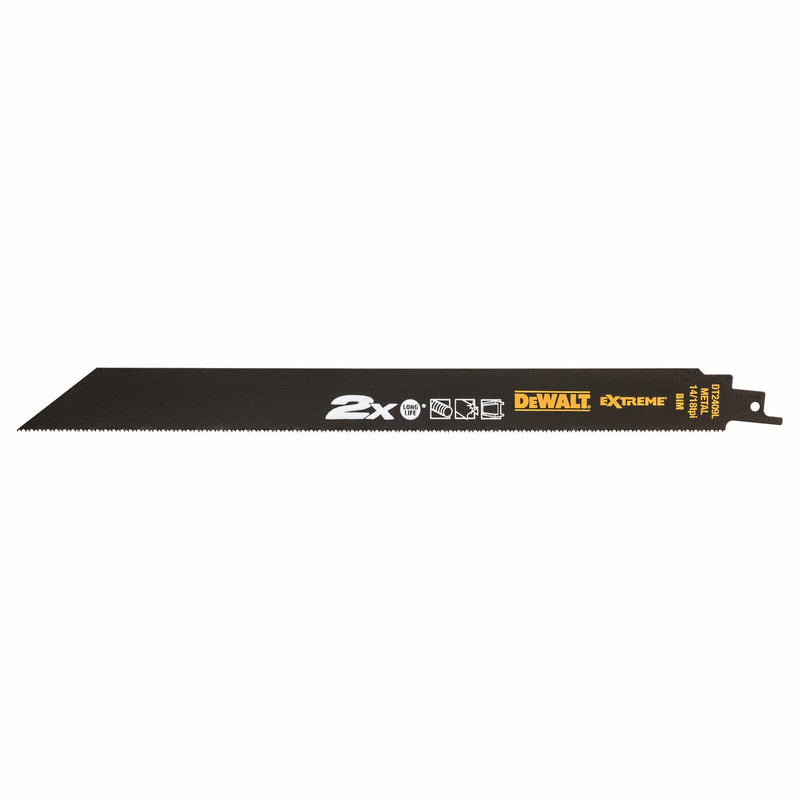 Dewalt (DT2409L-QZ) EXTREME 305mm 14/18TPI Metal Reciprocating Blade (5 Pk)