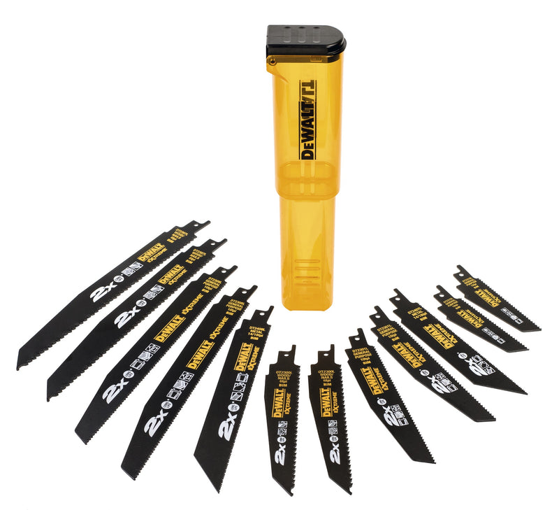 Dewalt (DT2441L-QZ) EXTREME Bi-Metal Reciprocating Saw Blade Set (12 pcs.)