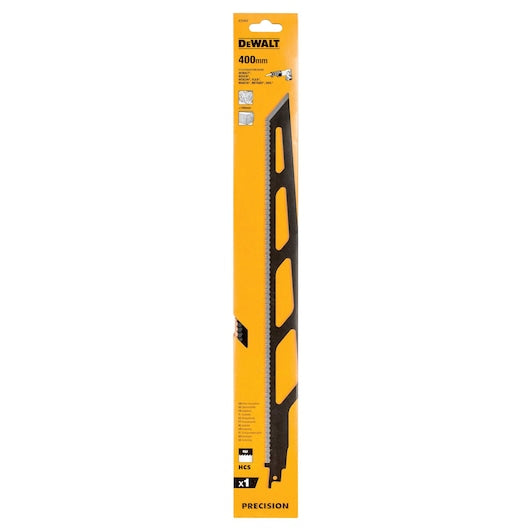 Lâmina recíproca Dewalt (DT2452-QZ) de 400 mm com isolamento de fibra 6TPI e revestimento HCS