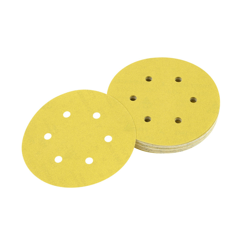 Dewalt (DT3126-QZ) 150mm 180P Multi-Purpose Sandpaper 8-Hole ROS Disc (10 Pk)
