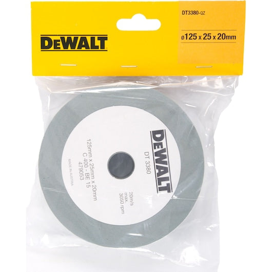 Disco de desbaste e brunimento de carboneto de silício Dewalt (DT3380-QZ) 125 mm x 25 mm x 20 mm