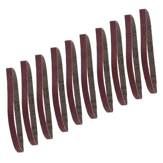 Lixas de cinta Dewalt (DT3607-QZ) 13mm x 457mm 40P, 80P, 120P (pacote com 10)