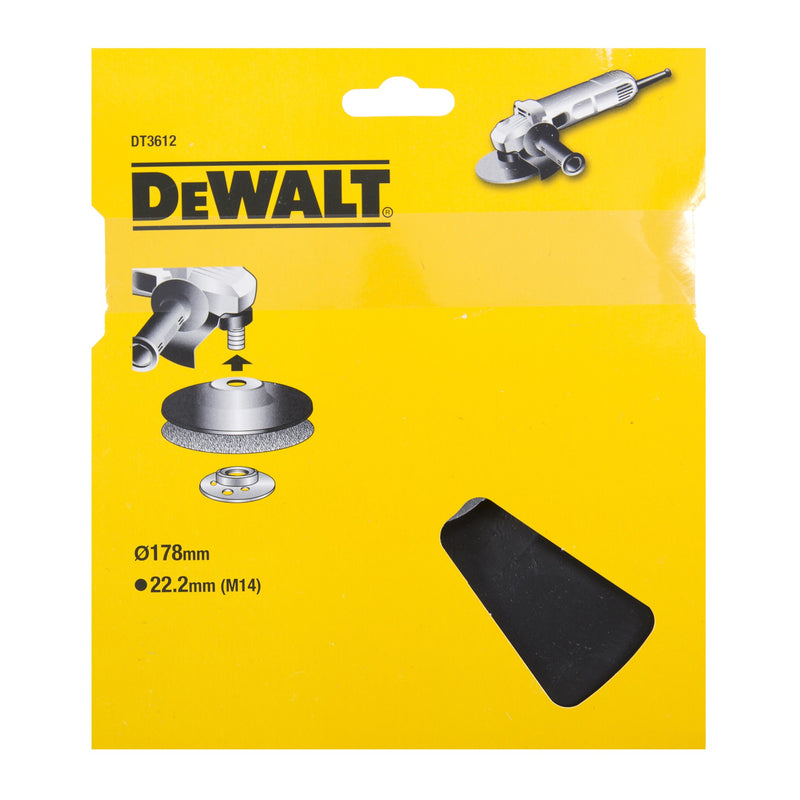Almofada de apoio de disco de fibra Dewalt (DT3612-QZ) de 178 mm