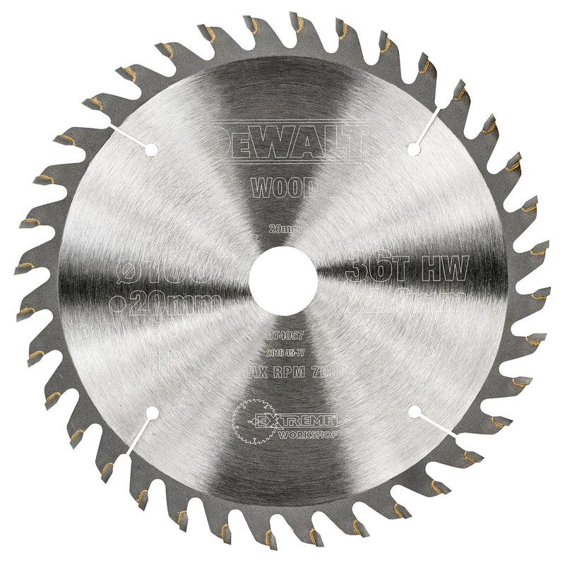 Dewalt (DT4057-QZ) EXTREME 160mm x 20mm 36T Workshop Circular Saw Blade