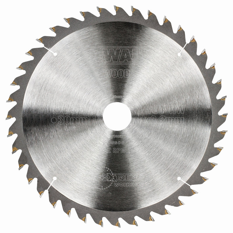 Dewalt (DT4067-QZ) EXTREME 235mm x 30mm 40T Workshop Circular Saw Blade