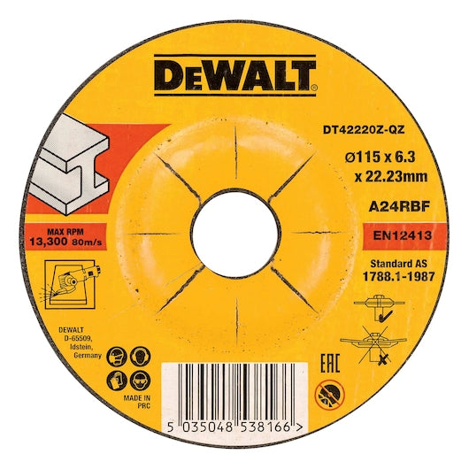 Disco de desbaste padrão Dewalt (DT42220Z-QZ)
