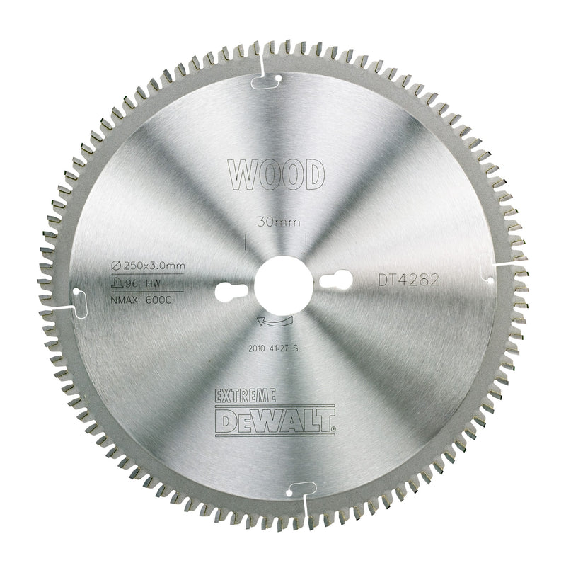 Dewalt (DT4282-QZ) EXTREME 250mm x 30mm 80T Workshop Circular Saw Blade
