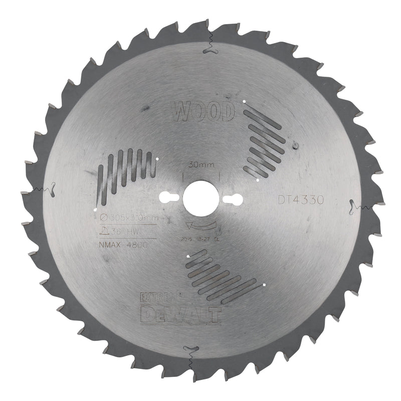 Dewalt (DT4330-QZ) EXTREME 305mm x 30mm 36T Workshop Circular Saw Blade