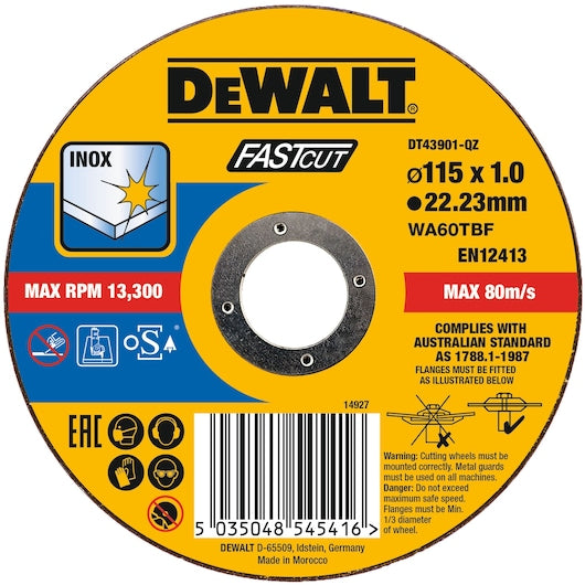 Disco de corte rápido OSA de alto desempenho Dewalt (DT43901-QZ)