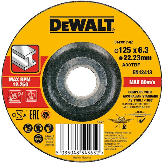 Disco de desbaste OSA de alto desempenho Dewalt (DT43917-QZ)