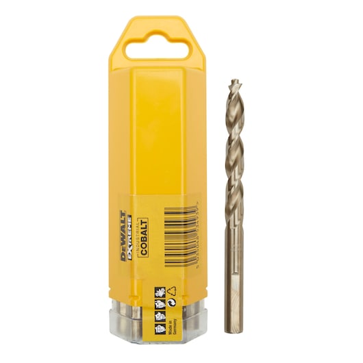 Dewalt (DT4937-QZ) EXTREME® 7.5mm x 109mm HSS-E Cobalt Alloy Steel Metal Drill Bit (10 PK)