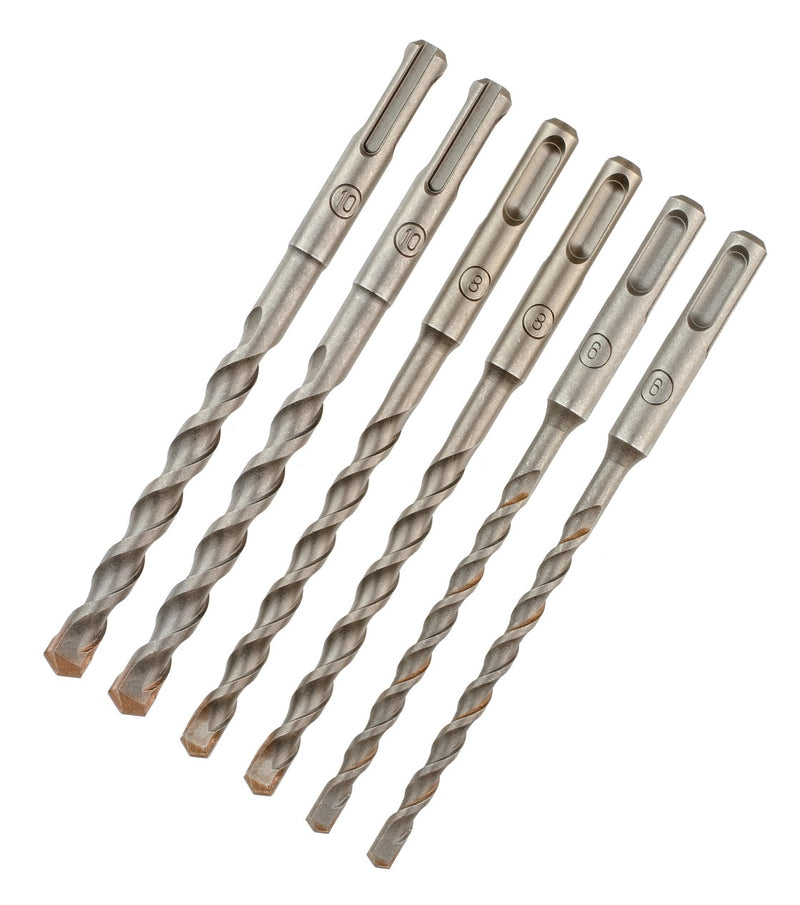 Conjunto de Brocas Dewalt (DT60302-QZ) SDS-plus de 2 Cortes em Tubo (6 peças)