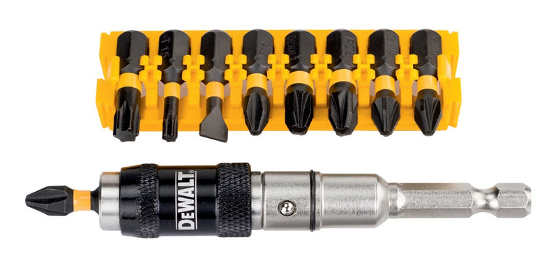 Dewalt (DT70518T-QZ) Suporte para ponta de bit de impacto EXTREME e ponta de aparafusamento (10 peças)