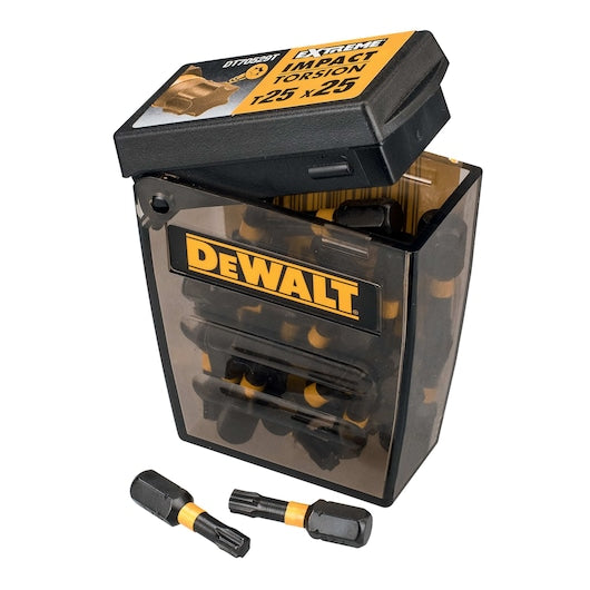 Ponta de chave de impacto Dewalt (DT70529T-QZ) T25x25 Torsion (25 peças)