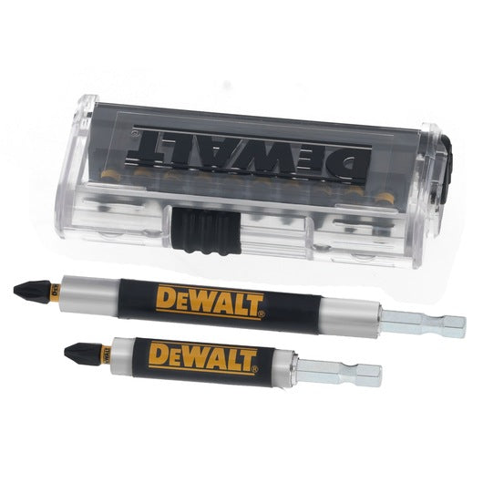 Conjunto de parafusadeira de impacto Dewalt (DT70574T-QZ) EXTREME® 25mm com estojo de bolso fino e 2 guias de acionamento (14 peças)