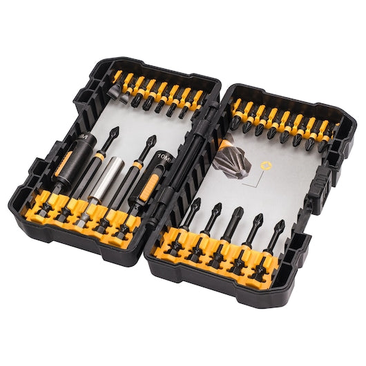 Dewalt (DT70600T-QZ) Extreme Impact Torsion - Conjunto de 26 peças em estojo compacto ToughCase + Chaves de Soquete Laváveis