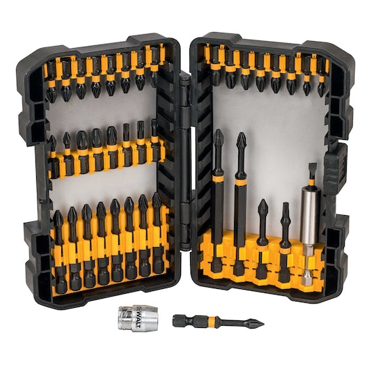 Dewalt (DT70601T-QZ) Extreme Impact Torsion - Conjunto de 40 peças Small ToughCase + 10 mangas magnéticas de alumínio