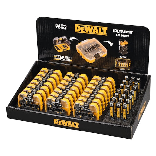 Dewalt (DT70621T-QZ) EXTREME® FLEXTORQ® 25mm PZ2 Conjunto em embalagem compacta TOUGHCASE®+ (25 peças)