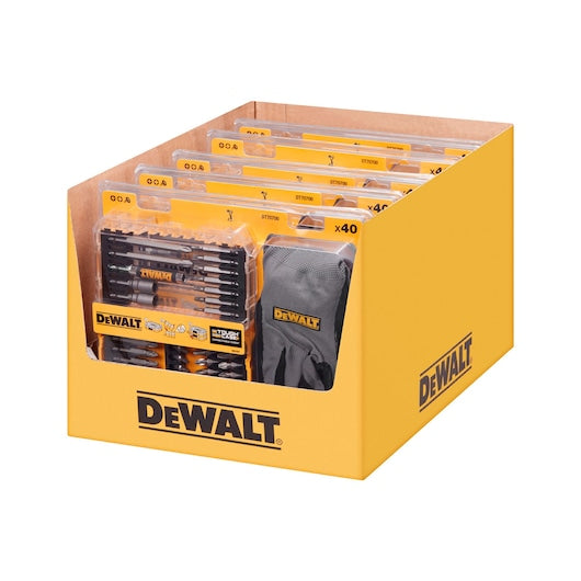 Juego de destornilladores con guantes Dewalt (DT70700-QZ) (40 piezas)