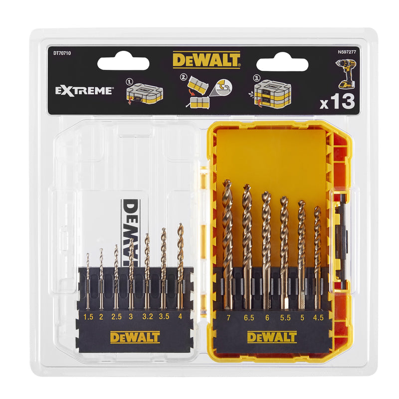 Conjunto de brocas para metal Dewalt (DT70710-QZ) EXTREME (13 peças)