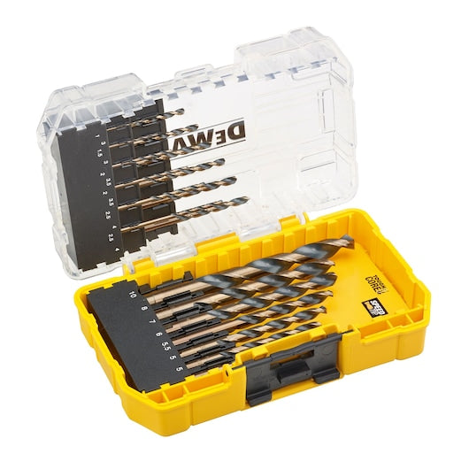 Conjunto de brocas para metal Dewalt (DT70728POS-QZ) PRETO E DOURADO em estojo pequeno TOUGHCASE®+ (19 peças)