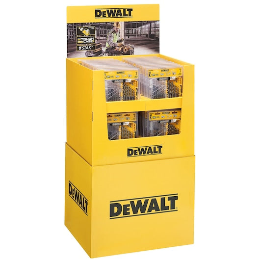 Conjunto de brocas para metal Dewalt (DT70728POS-QZ) PRETO E DOURADO em estojo pequeno TOUGHCASE®+ (19 peças)