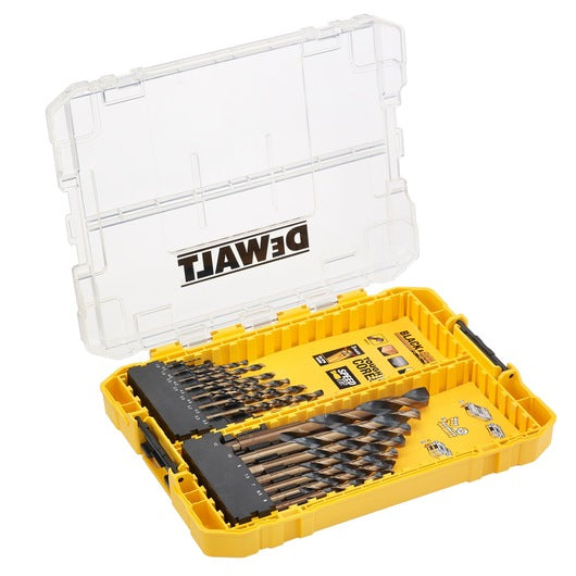 Conjunto de brocas para metal Dewalt (DT70755-QZ) PRETO E DOURADO em TOUGHCASE®+ Médio (21 peças)