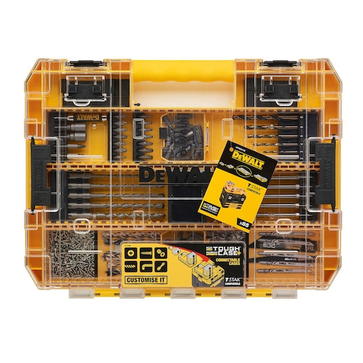 Conjunto de soquetes para furadeira Dewalt (DT70762-QZ) em estojo grande TOUGHCASE®+ (85 peças)