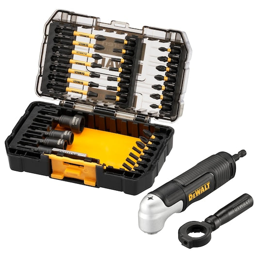 Dewalt (DT70782-QZ) Conjunto de Parafusadeiras de Impacto DEWALT® x McLaren F1 Team com Adaptador de Ângulo Reto (33 peças)