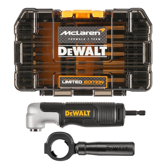 Dewalt (DT70782-QZ) Conjunto de Parafusadeiras de Impacto DEWALT® x McLaren F1 Team com Adaptador de Ângulo Reto (33 peças)