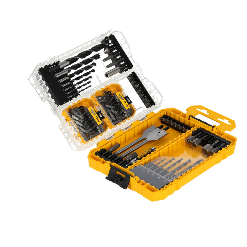 Conjunto de brocas e pontas de chave de fendas Dewalt (DT70784-QZ) em aço TOUGHCASE+ médio (100 unid.)