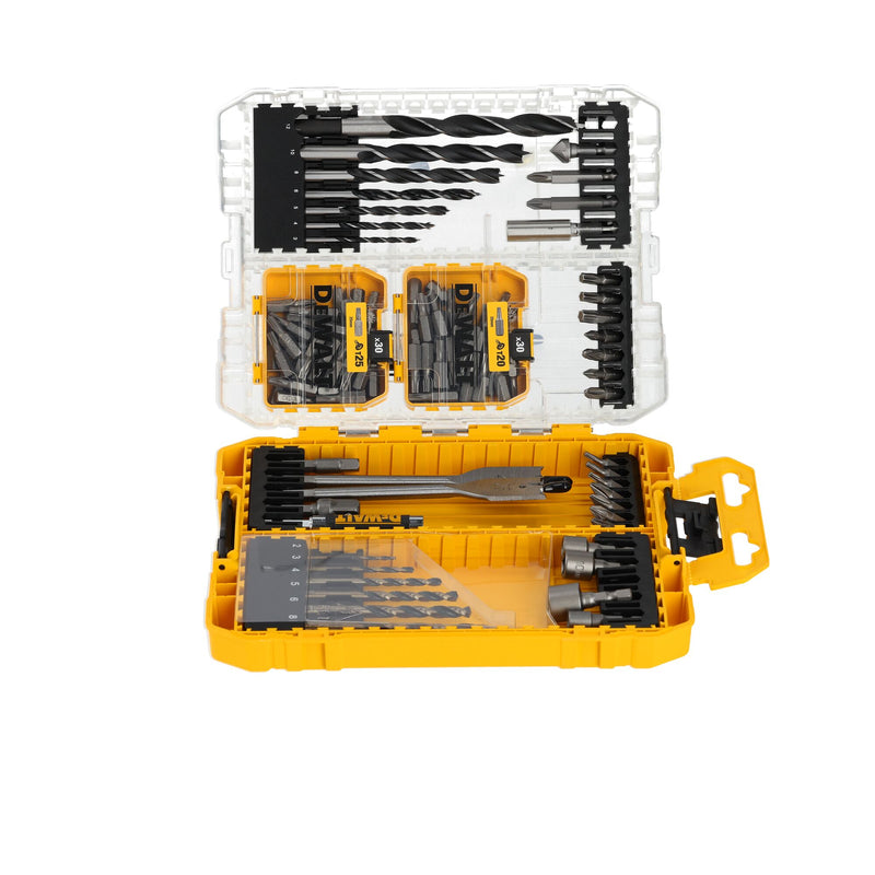 Conjunto de brocas e pontas de chave de fendas Dewalt (DT70785-QZ) em aço TOUGHCASE+ médio (100 unid.)