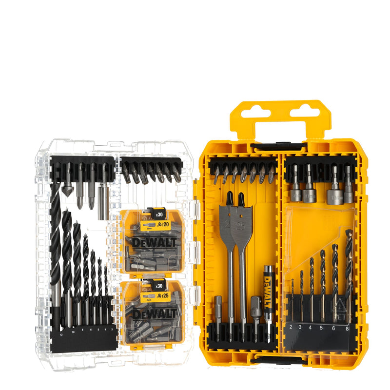 Conjunto de brocas e pontas de chave de fendas Dewalt (DT70785-QZ) em aço TOUGHCASE+ médio (100 unid.)