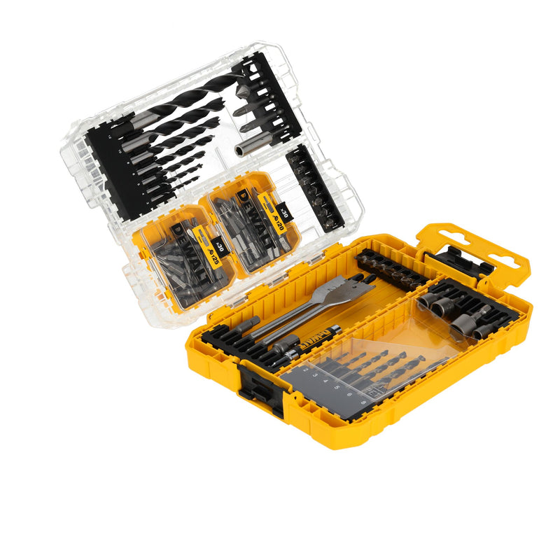 Conjunto de brocas e pontas de chave de fendas Dewalt (DT70785-QZ) em aço TOUGHCASE+ médio (100 unid.)