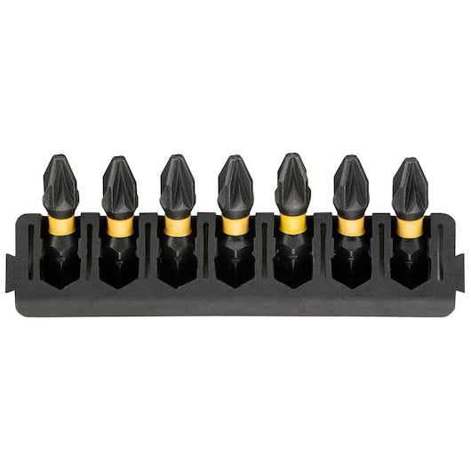 Barra de bits de chave de fenda Dewalt (DT70811-QZ) EXTREME® FLEXTORQ® 25mm PZ2 (7 peças)