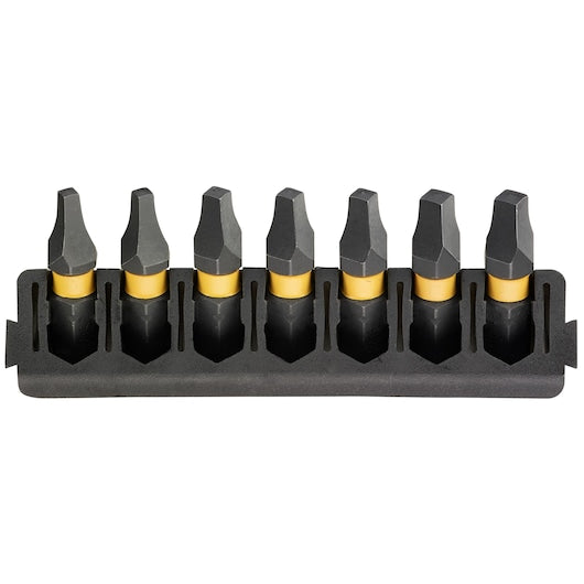 Dewalt (DT70815-QZ) EXTREME® FLEXTORQ® Barra de Pontas de Chave de Fenda Quadrada de 25 mm (7 peças)