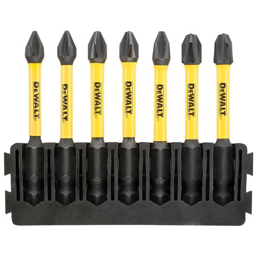 Barra de bits de chave de fenda Dewalt (DT70818-QZ) EXTREME® FLEXTORQ® 57mm PH (7 peças)
