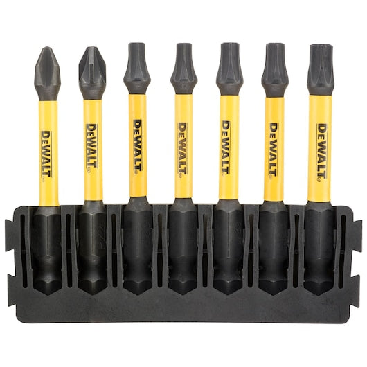 Dewalt (DT70820-QZ) EXTREME® FLEXTORQ® Barra de Pontas de Chave de Fenda Torx PH PZ de 57 mm (7 peças)