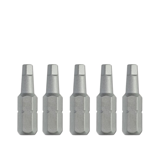 Conjunto de 5 pontas quadradas para chave de fenda Dewalt (DT7172-QZ) de 25 mm.