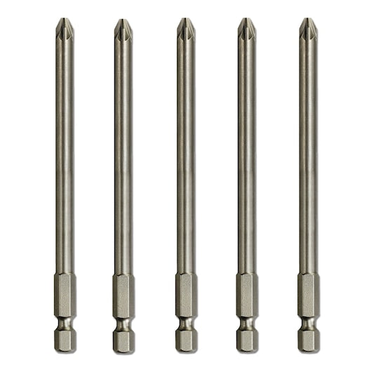 Ponta de chave de fenda Dewalt (DT7203-QZ) PZ2 de 110 mm (5 peças)