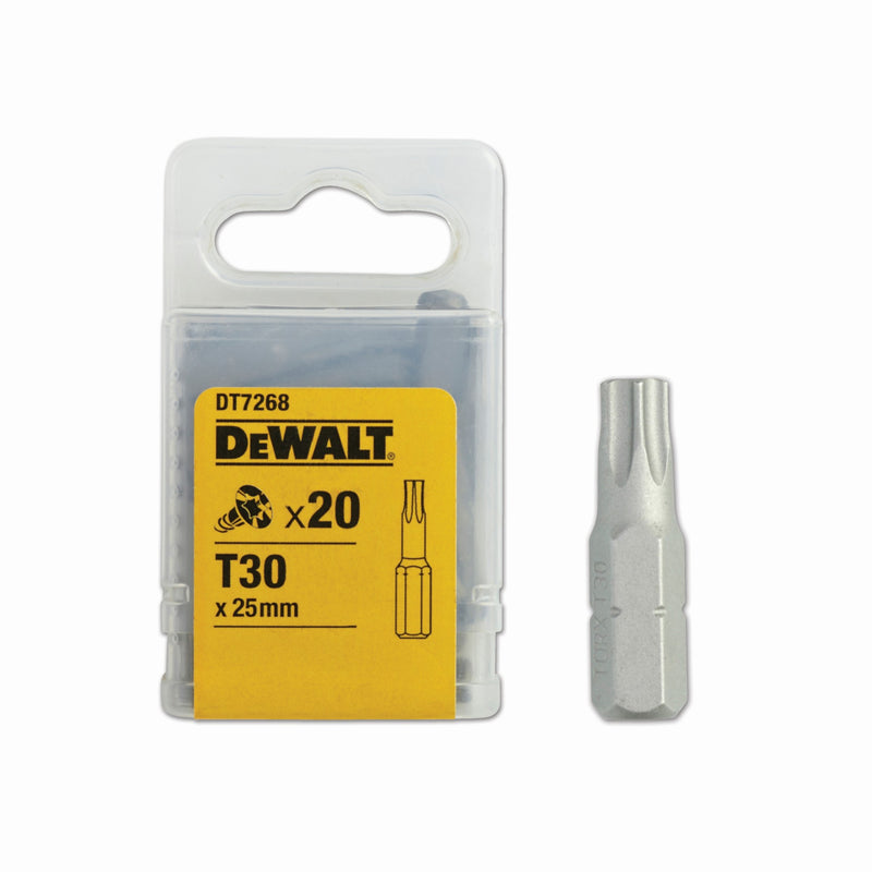 Dewalt (DT7268-QZ) 25mm T30 Screwdriver Bit (20 Pk)