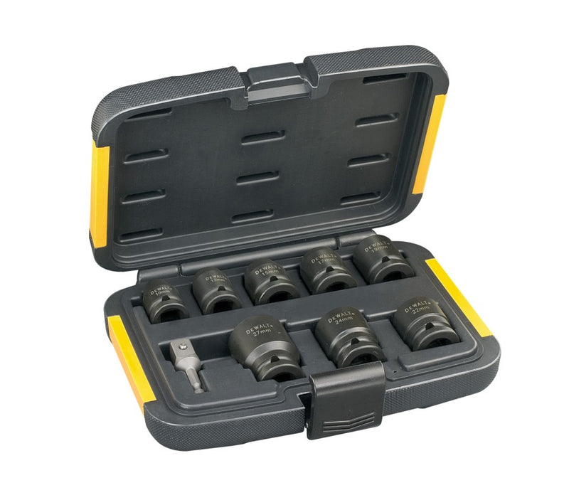 Juego de vasos de impacto Dewalt (DT7507-QZ) EXTREME (9 piezas)