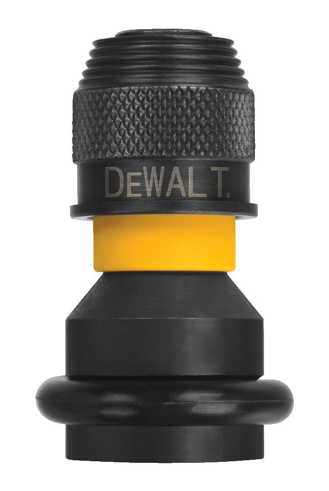 Adaptador de llave de impacto hexagonal de 1/4" a cuadrada de 1/2" Dewalt (DT7508-QZ)